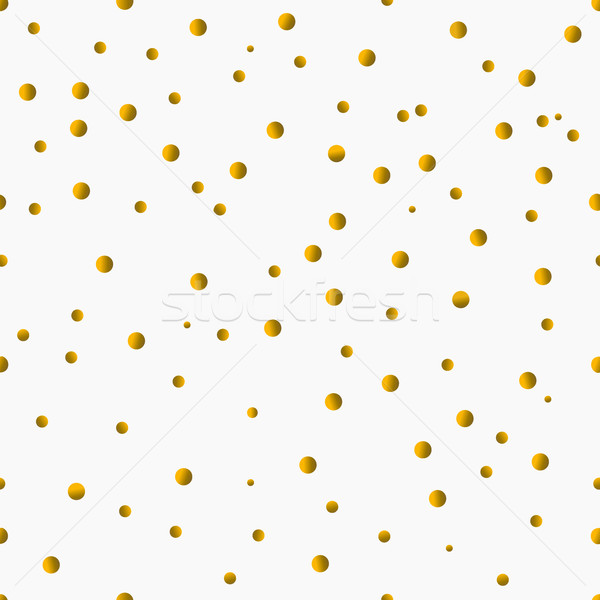 Gold Confetti Seamless Pattern Stock photo © ivaleksa