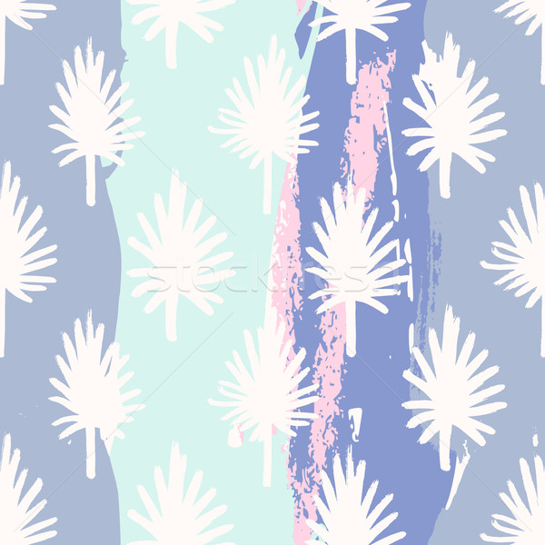 Palm Leaves Seamless Pattern Stock photo © ivaleksa