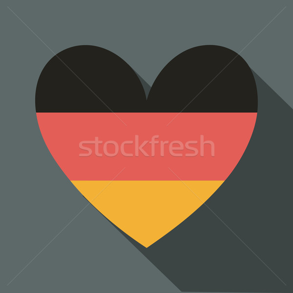 German Flag Icon Stock photo © ivaleksa