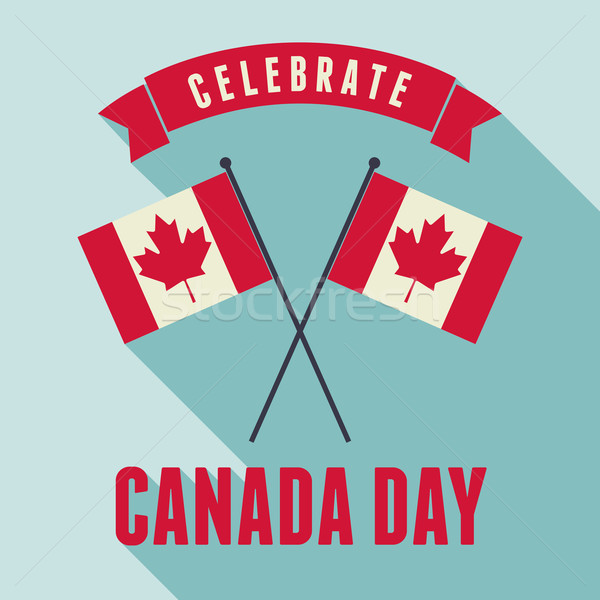 Canada Day Card Design Stock photo © ivaleksa