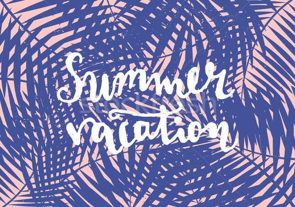 Typographic Summer Design Stock photo © ivaleksa
