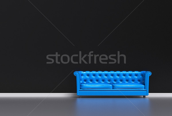 3D Living Room Illustration Stock photo © IvanC7