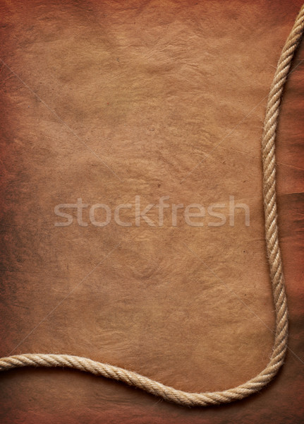 Régi papír kopott kötél textúra hajó retro Stock fotó © IvicaNS