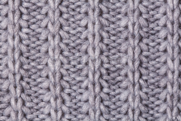 Primer plano macro textura de punto lana tejido Foto stock © IvicaNS