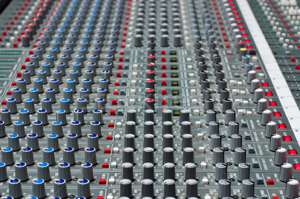 Pro audio mixing board Stock photo © IvicaNS