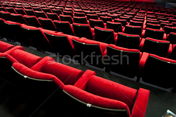 Színház auditórium üres mozi konferencia előcsarnok Stock fotó © IvicaNS
