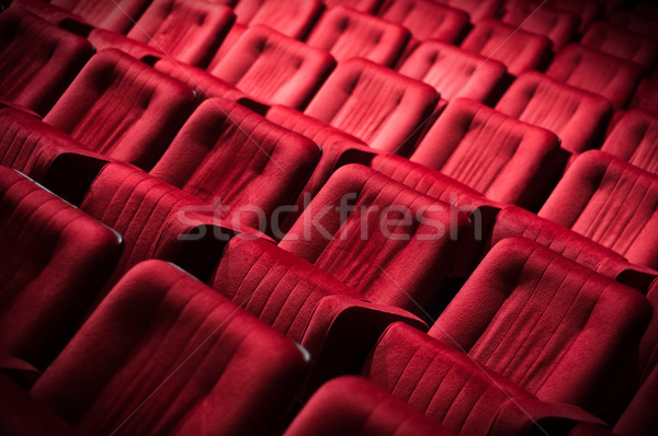 Stühle Theater leer Theater Auditorium Kino Stock foto © IvicaNS