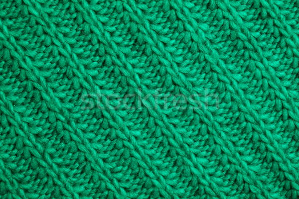 Closeup macro texture of knitted wool fabric Stock photo © IvicaNS