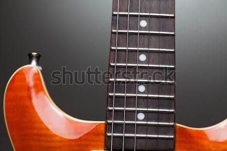 Vintage electric guitar Stock photo © IvicaNS
