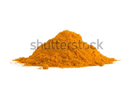 Turmeric , Curcuma, powder isolated on white background. Curry powder. Stock photo © ivo_13