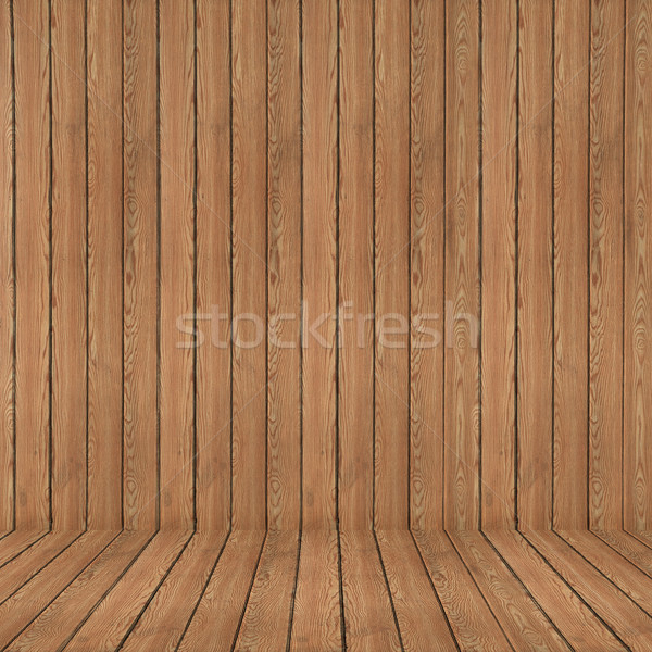 Perete podea erodate lemn textura de lemn proiect Imagine de stoc © ivo_13