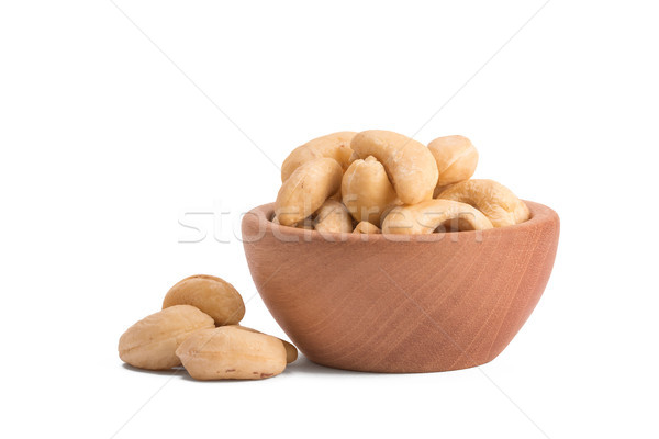 Bowl with cashews on a white background. Stock photo © ivo_13