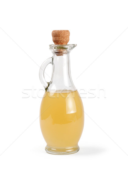 Decanter with apple vinegar isolated Stock photo © ivo_13