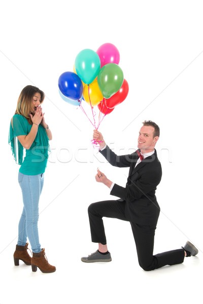 proposition de mariage Stock photo © ivonnewierink