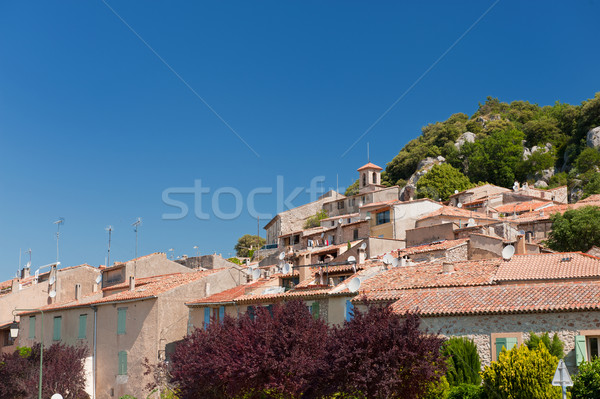 French village Bauduen Stock photo © ivonnewierink