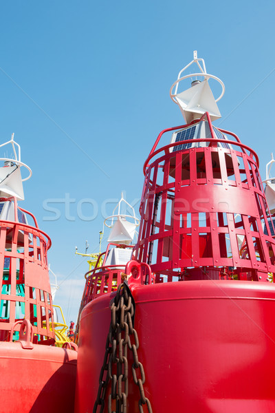 Tenger színes navigáció víz piros stock Stock fotó © ivonnewierink