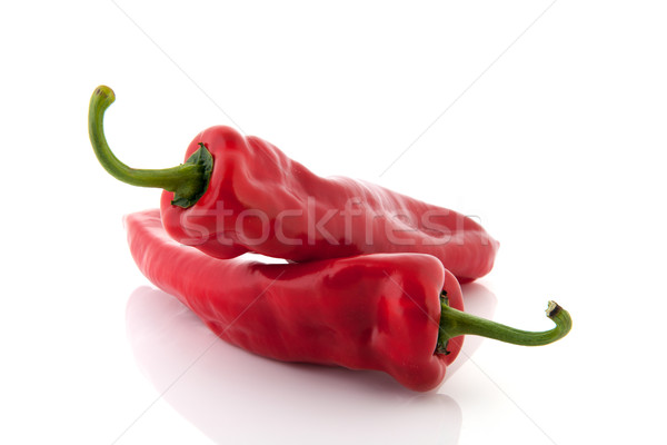 Red bell pointed peppers Stock photo © ivonnewierink