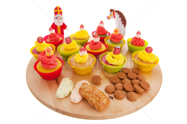 Sinterklaas cupcakes Stock photo © ivonnewierink