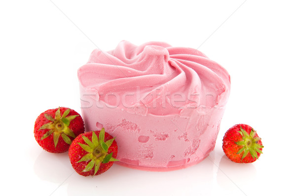 Strawberry ice Stock photo © ivonnewierink