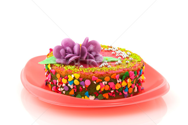 Fancy birthday cake Stock photo © ivonnewierink