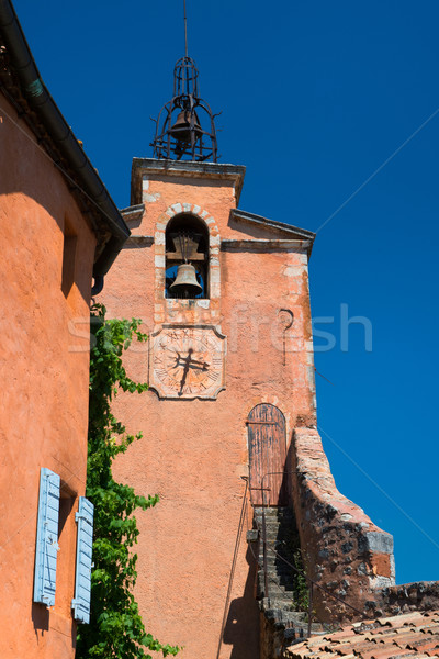Saint Michael Church in Roussillon Stock photo © ivonnewierink