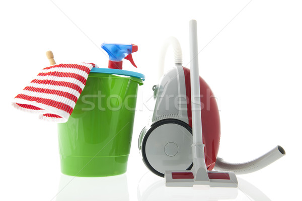 Vacuum cleaner and bucket Stock photo © ivonnewierink