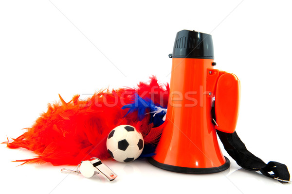 Supporting Dutch soccer team Stock photo © ivonnewierink