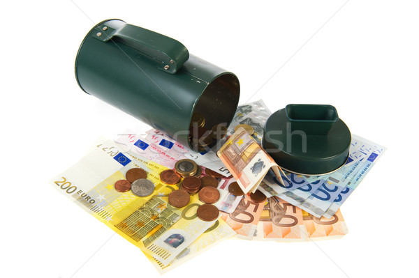 Stock photo: Collecting money