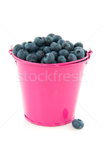 Bucket blueberries Stock photo © ivonnewierink