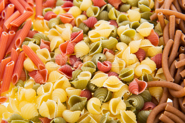 Wholemeal pasta assortment Stock photo © ivonnewierink