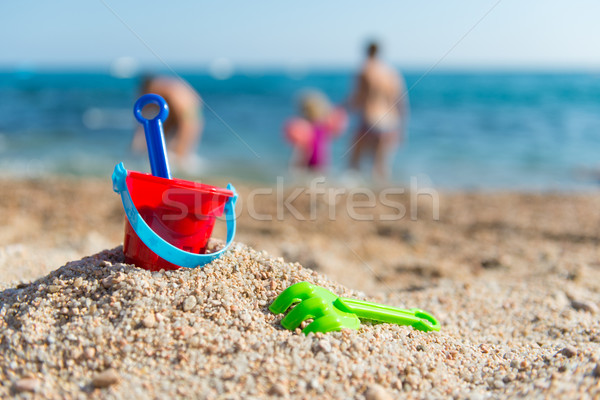 Toys at the beach Stock photo © ivonnewierink