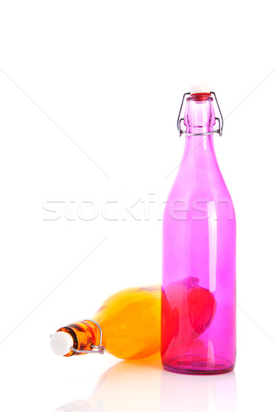 colorful glass bottles Stock photo © ivonnewierink