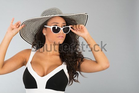 Young woman in bikini Stock photo © ivonnewierink