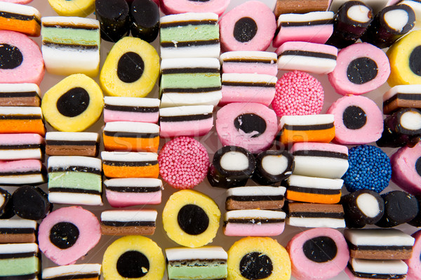 Tle candy czarny słodycze mieszanina Zdjęcia stock © ivonnewierink