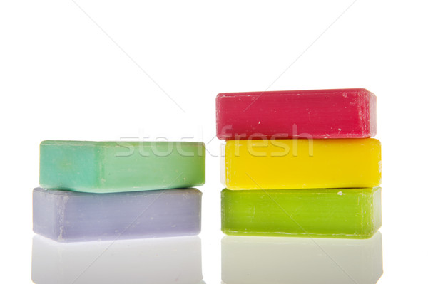 Colorful soap bars Stock photo © ivonnewierink