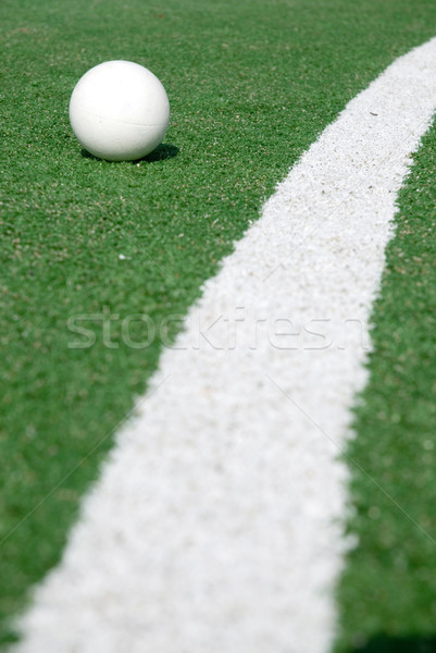 Hockey campo erba artificiale giocare sport verde Foto d'archivio © ivonnewierink