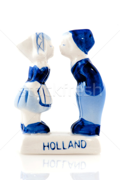 Holland szimbólum szuvenír Hollandia lány cipők Stock fotó © ivonnewierink