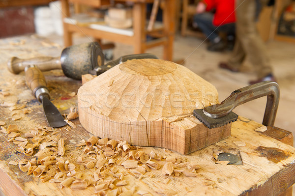 Artisan wood work Stock photo © ivonnewierink