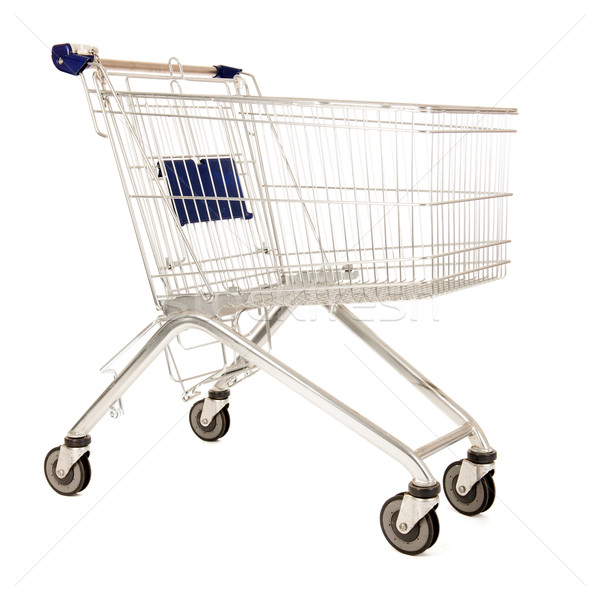 Metal shopping cart Stock photo © ivonnewierink