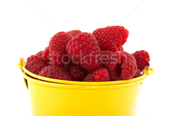 Stock photo: Fresh raspberries