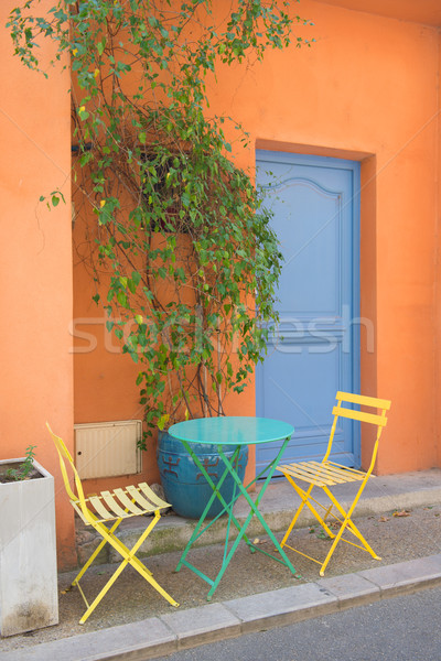 French terrace Stock photo © ivonnewierink