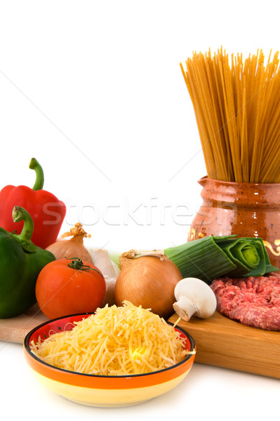 Stock photo: Whole meal spaghetti