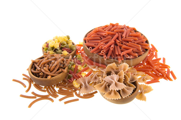 Wholemeal pasta assortment Stock photo © ivonnewierink