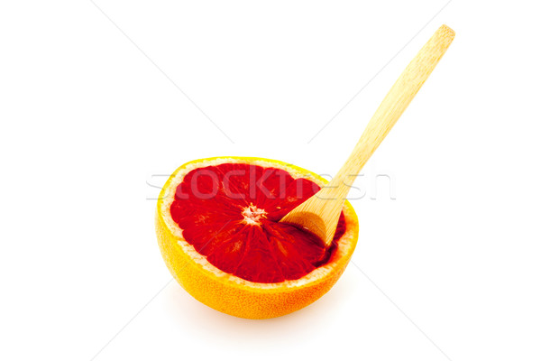 Eating grapefruit Stock photo © ivonnewierink