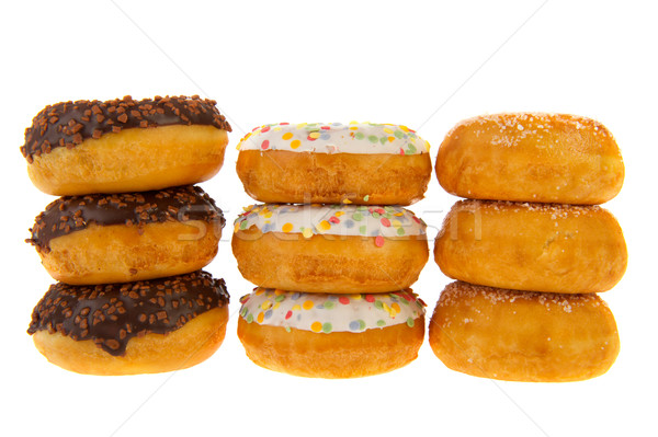 Sugary sweet donuts Stock photo © ivonnewierink