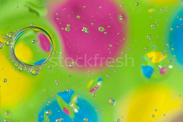 Renkli su doku soyut arka plan yağ Stok fotoğraf © ivonnewierink