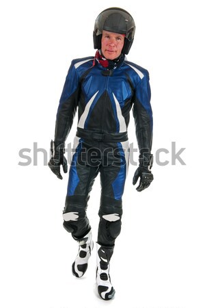 Moteur cuir costume homme fond [[stock_photo]] © ivonnewierink