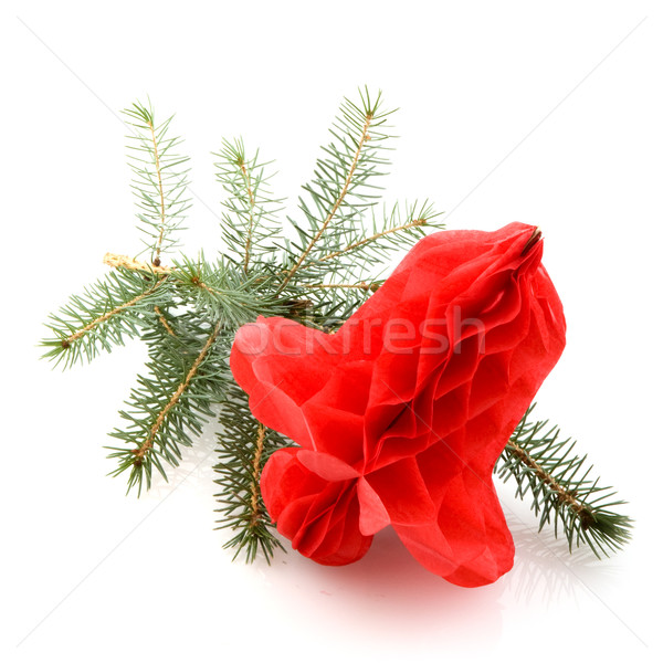 Red christmas bell Stock photo © ivonnewierink