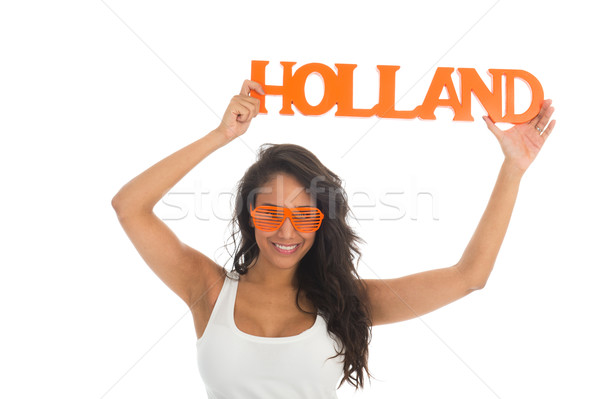 Supporter for Holland Stock photo © ivonnewierink