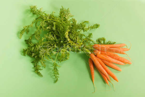 Fresh bunch carrots Stock photo © ivonnewierink